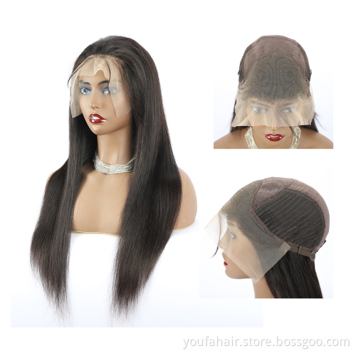 Youfa Hair 13x4 Hd Lace Frontal Wigs Silky Bone Straight Human Hair Wigs For Black Women 40 Inch Wig Human Hair Lace Front